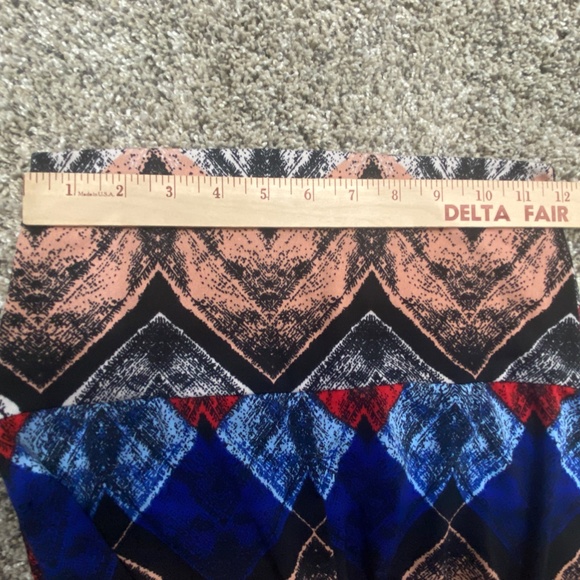 Women Ladies Small Stretch Pants Polyester Spandex Flare Leg Blue Red Pink Black - Picture 5 of 8